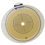 Ostomy Barrier Sensura Flex Trim to Fit, Standard Wear Double Layer Adhesive 70 mm Flange Yellow Code System 3/8 to 2-3/4 Inch Opening