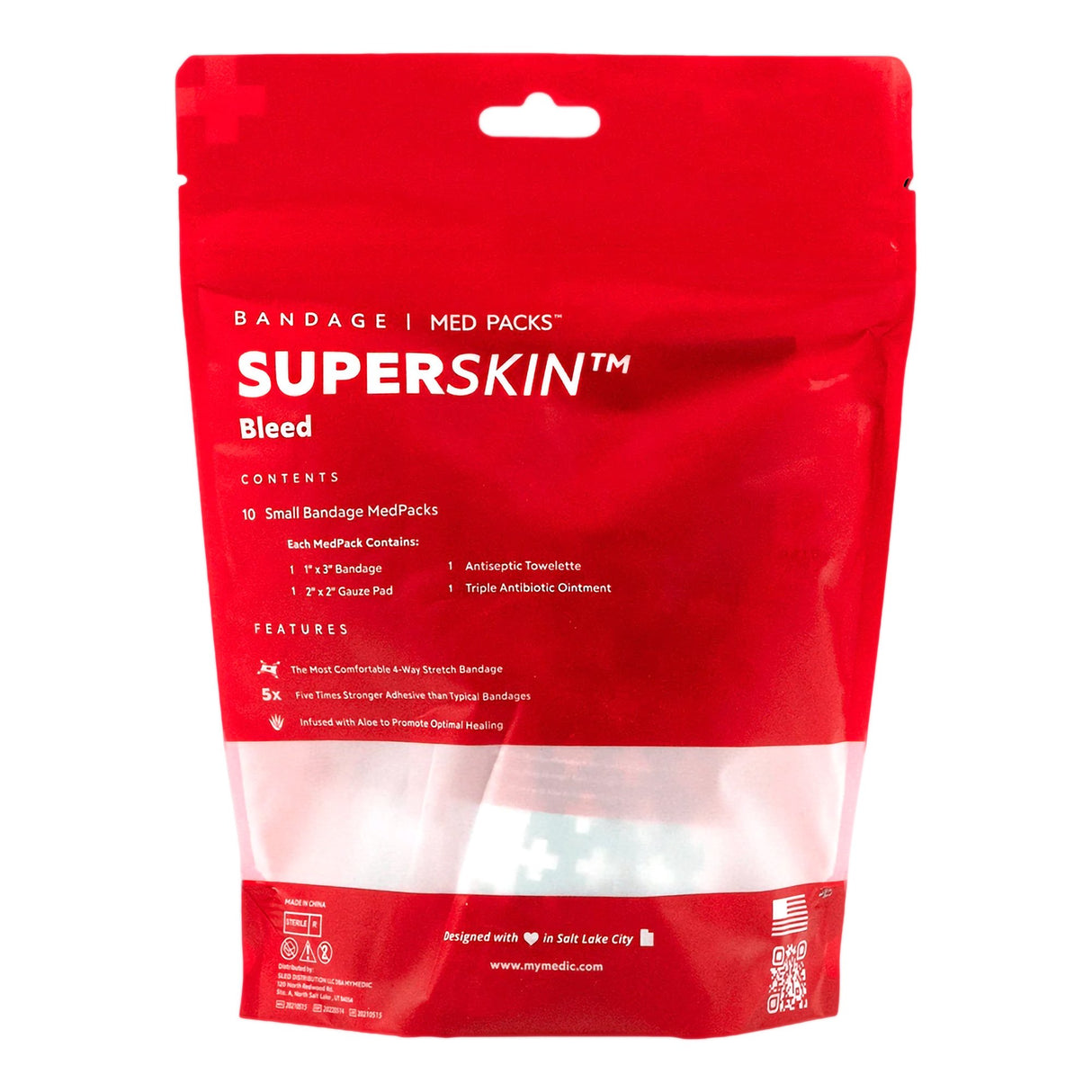 First Aid Kit My Medic MED PACKS SuperSkin Plastic Pouch