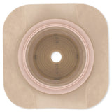 Ostomy Barrier New Image CeraPlus Precut, Extended Wear Adhesive Tape Borders 44 mm Flange Green Code System 1 Inch Opening