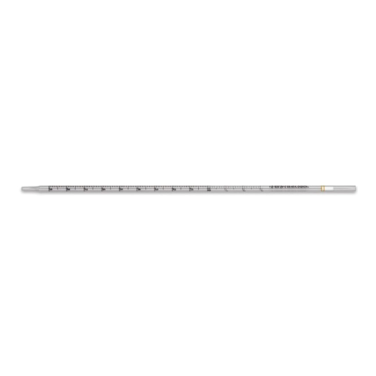 McKesson Serological Pipette 1 mL 0.01 mL Graduation Increments / 0.03 mL Negative Graduations Sterile