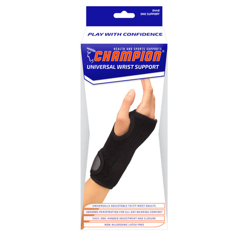 Champion Universal Medium Wrist Support (Pack of 3)