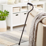 Offset Cane McKesson Aluminum 30 to 39 Inch Height Black