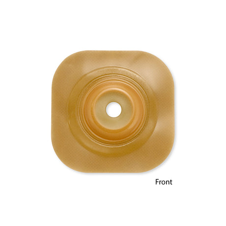 Ostomy Barrier New Image Precut, Standard Wear Adhesive Tape Borders 44 mm Flange Green Code System Flexwear 7/8 Inch Opening