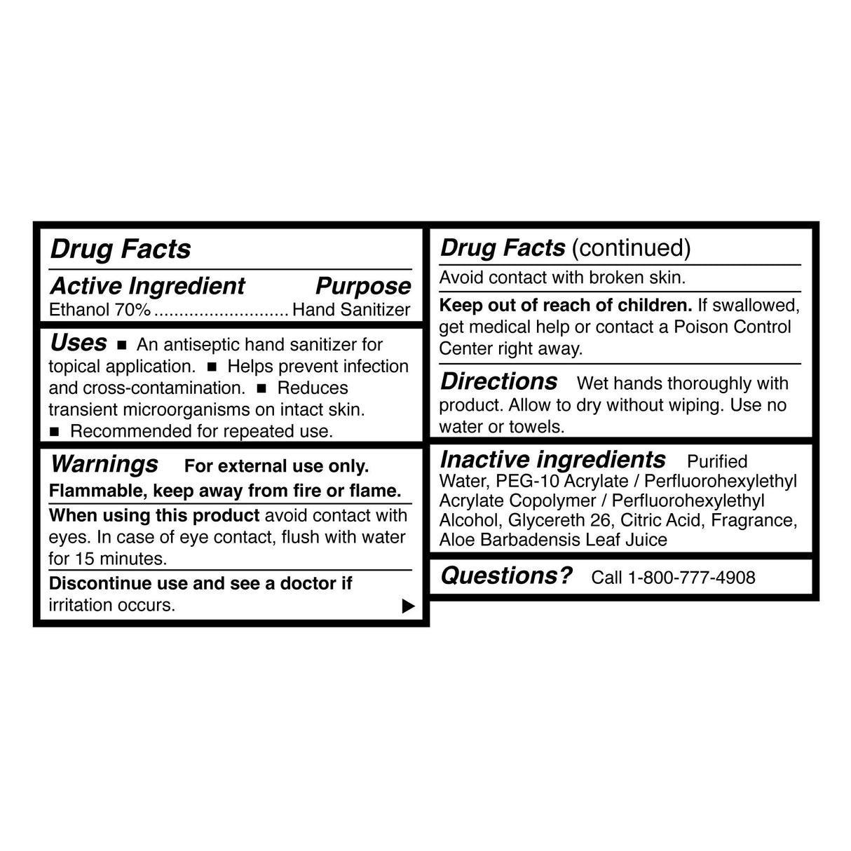 Hand Sanitizer with Aloe McKesson 8.5 oz. Ethyl Alcohol Foaming Pump Bottle