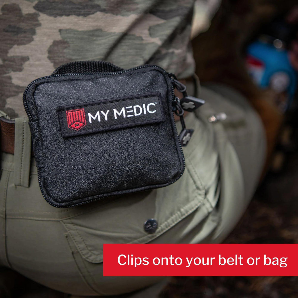First Aid Kit My Medic Everyday Carry Black Rubber Case