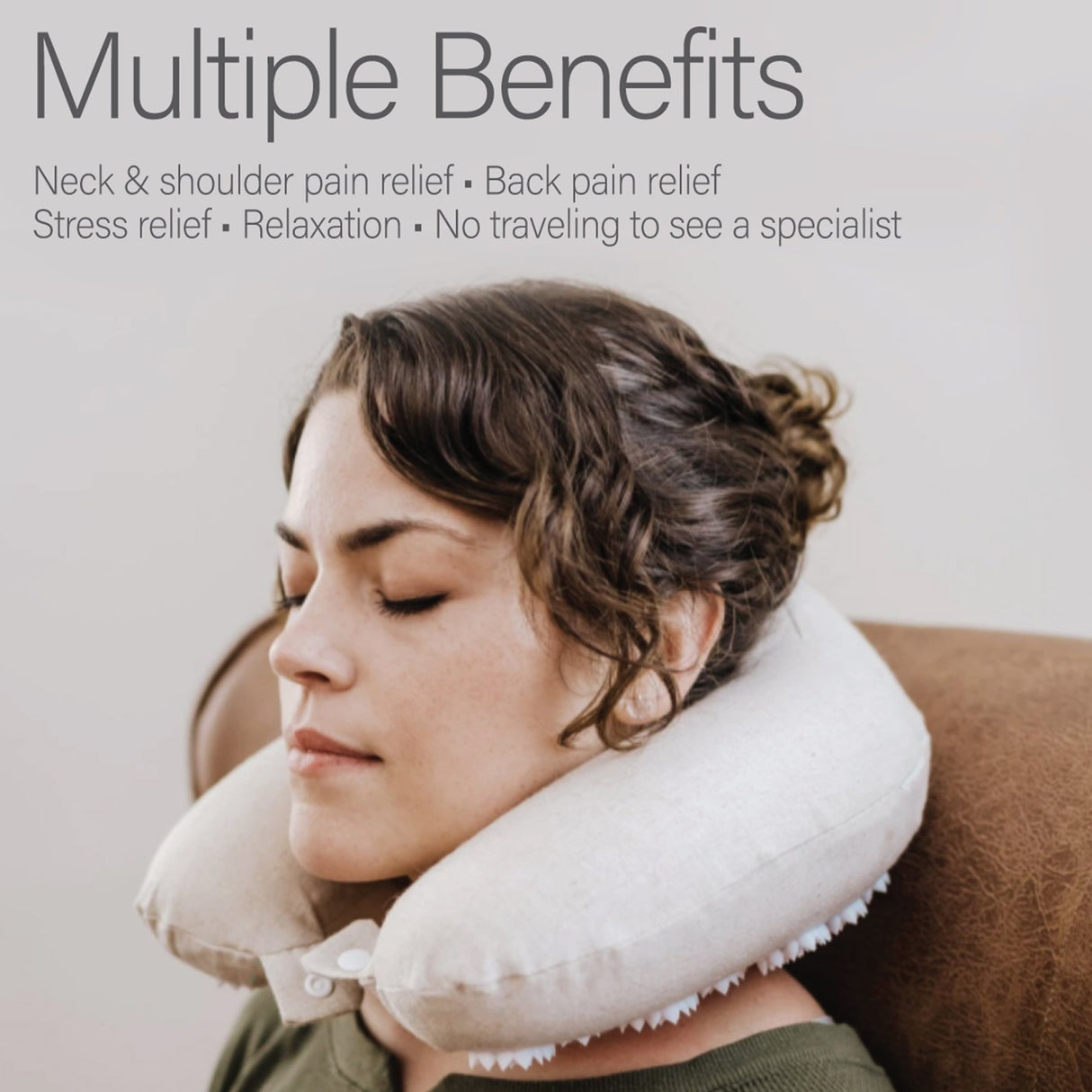 Acupressure Neck Pillow Kanjo 5 X 12 X 13 Inch