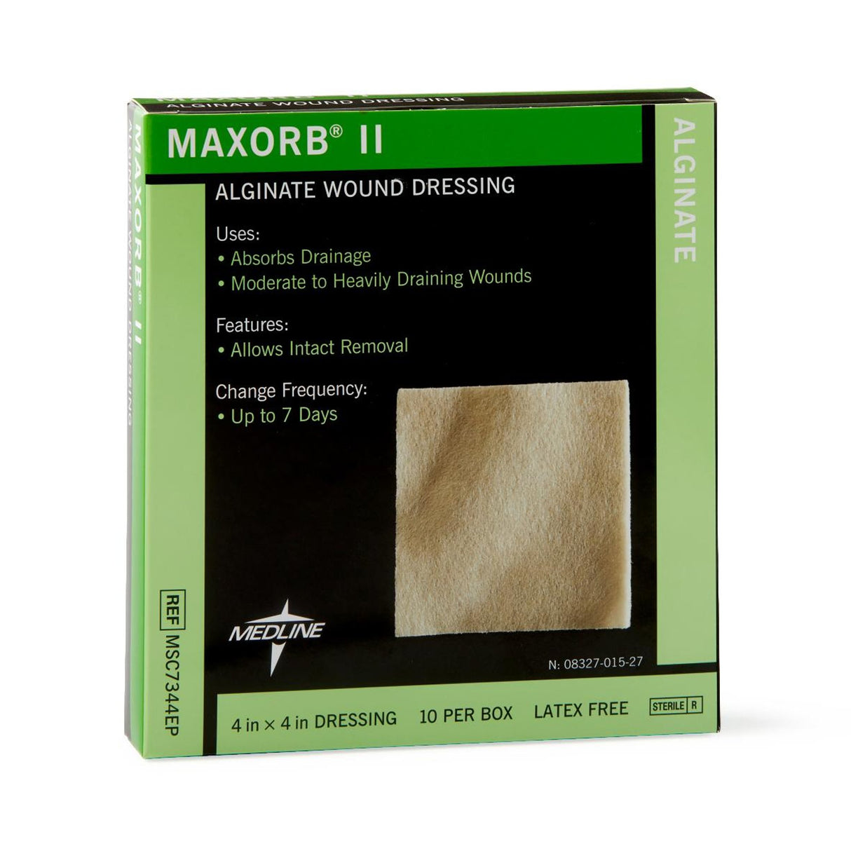 Alginate Dressing Maxorb II 4 X 4 Inch Square
