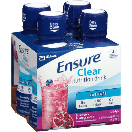 Oral Supplement Ensure Clear Blueberry Pomegranate Flavor Liquid 10 oz. Bottle