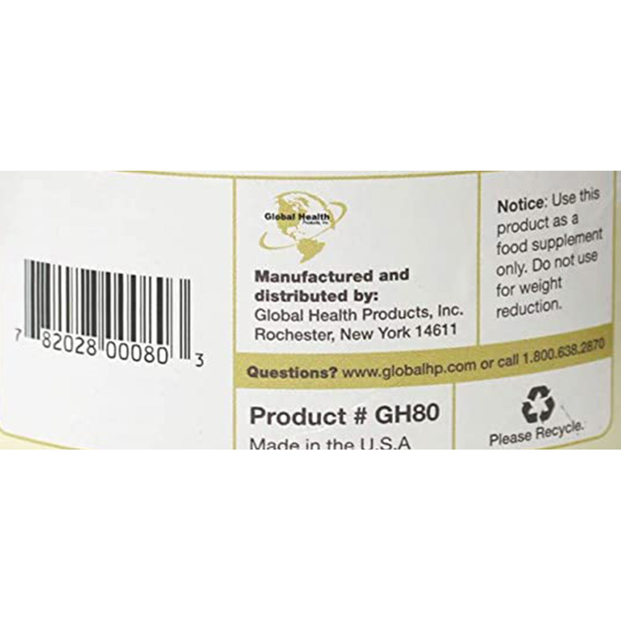 Oral Supplement ProCel Unflavored Powder 10 oz. Can