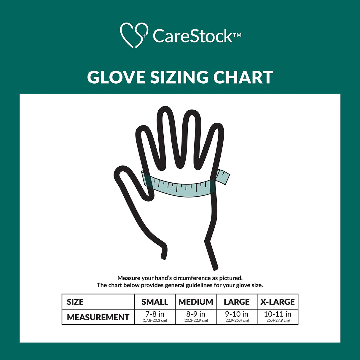 Exam Glove CareStock Large NonSterile Nitrile Standard Cuff Length Textured Fingertips Blue Chemo Tested