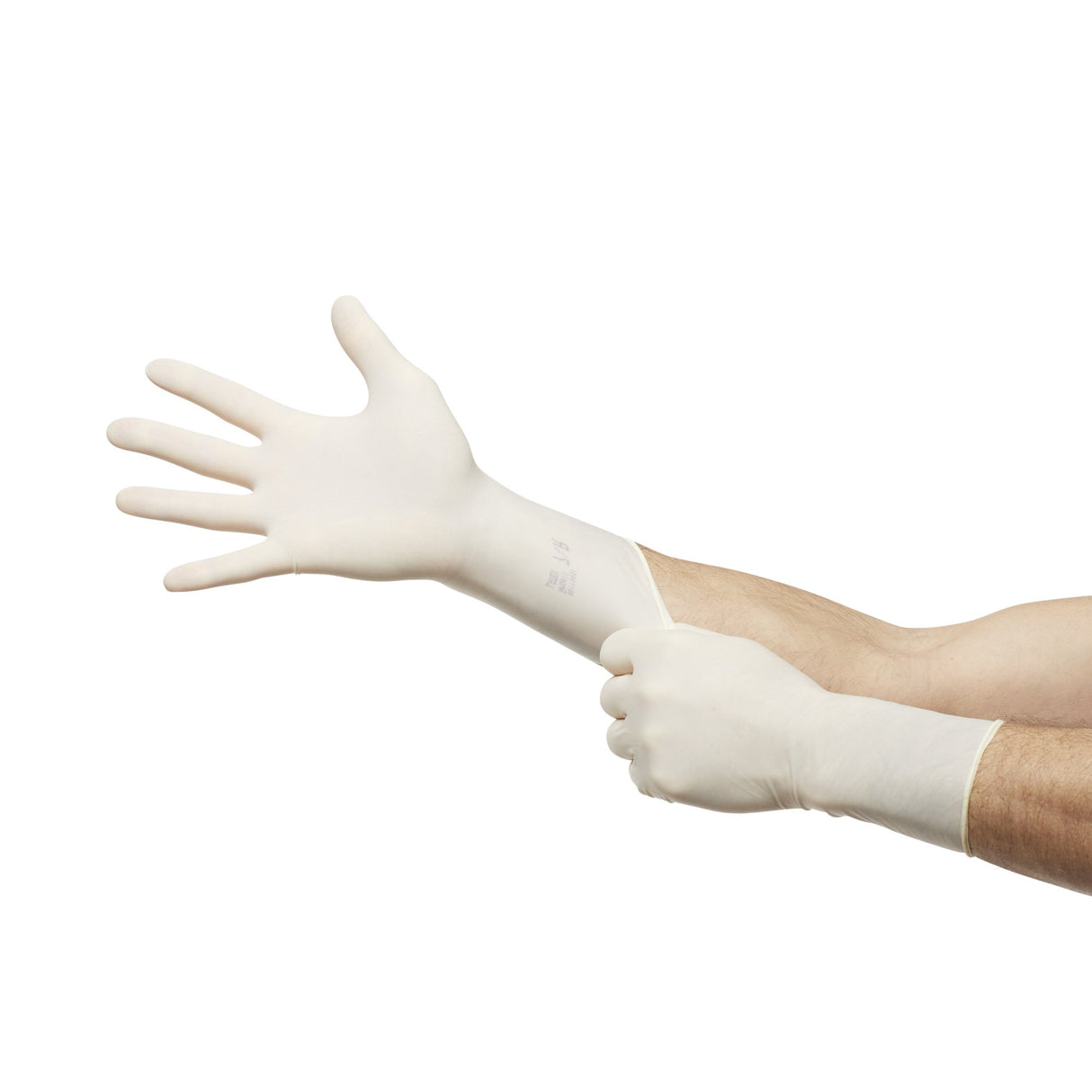 Surgical Glove ENCORE Latex Textured Size 8 Sterile Latex Standard Cuff Length Fully Textured Ivory Chemo Tested