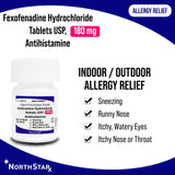 Allergy Relief NorthStar 180 mg Strength Tablet 30 per Bottle