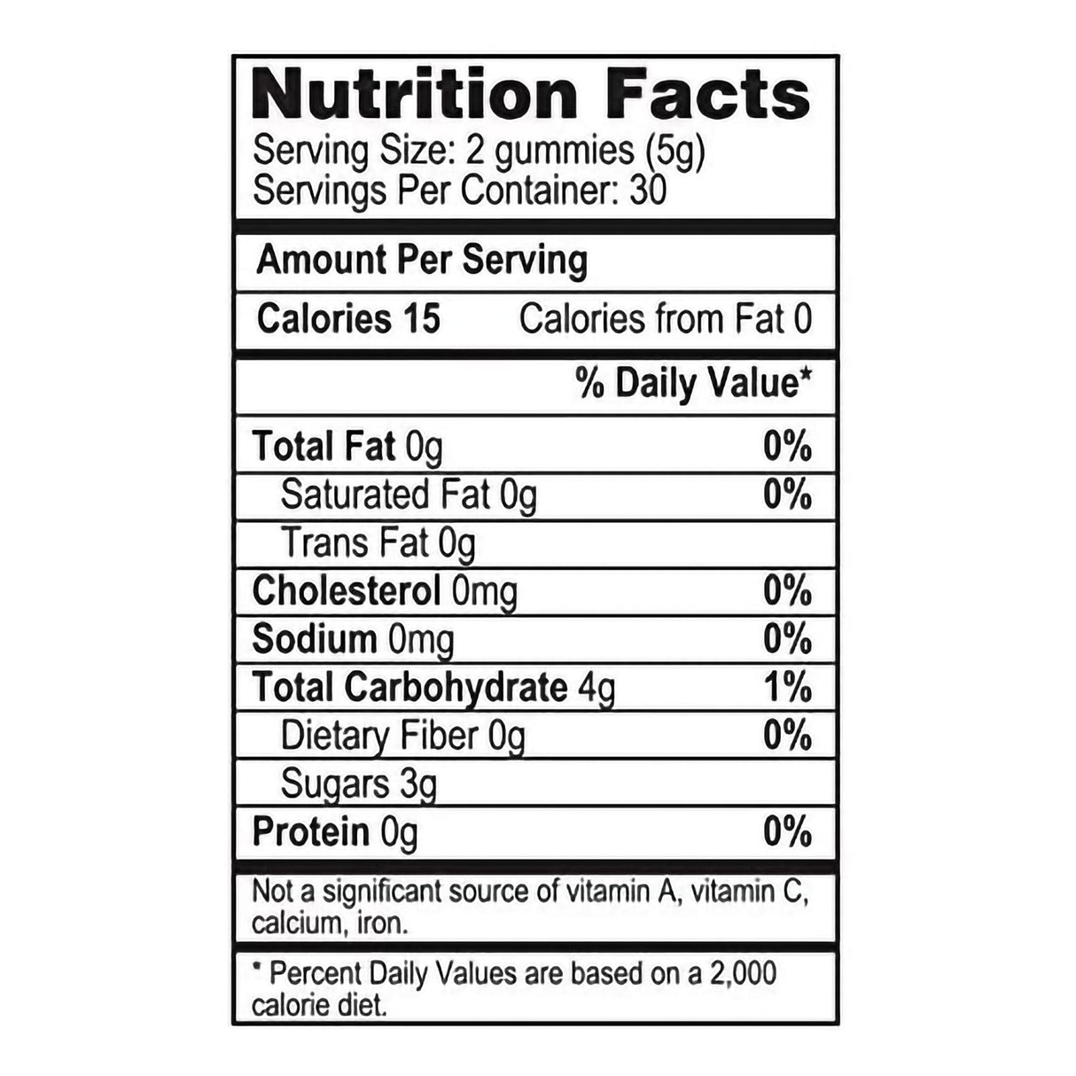 Glucose Supplement YumV's 60 per Bottle Gummy Assorted Flavors