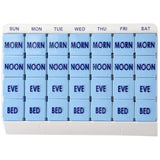Pill Organizer Medi Tray 7 Day 4 Dose