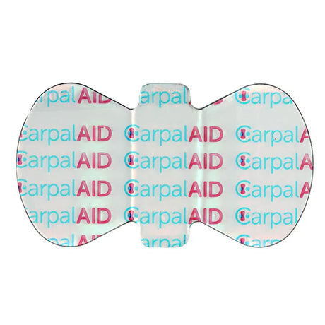 Hand-Based Carpal Tunnel Support Carpal AID Patch Plastic Left or Right Hand Clear Large