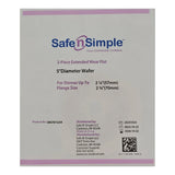 Ostomy Barrier Trim to Fit, Extended Wear Without Tape 70 mm Flange 2 Piece System Hydrocolloid Up to 2-1/4 Inch Opening 5 X 5 Inch