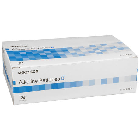Alkaline Battery McKesson D Cell 1.5V Disposable 24 Pack