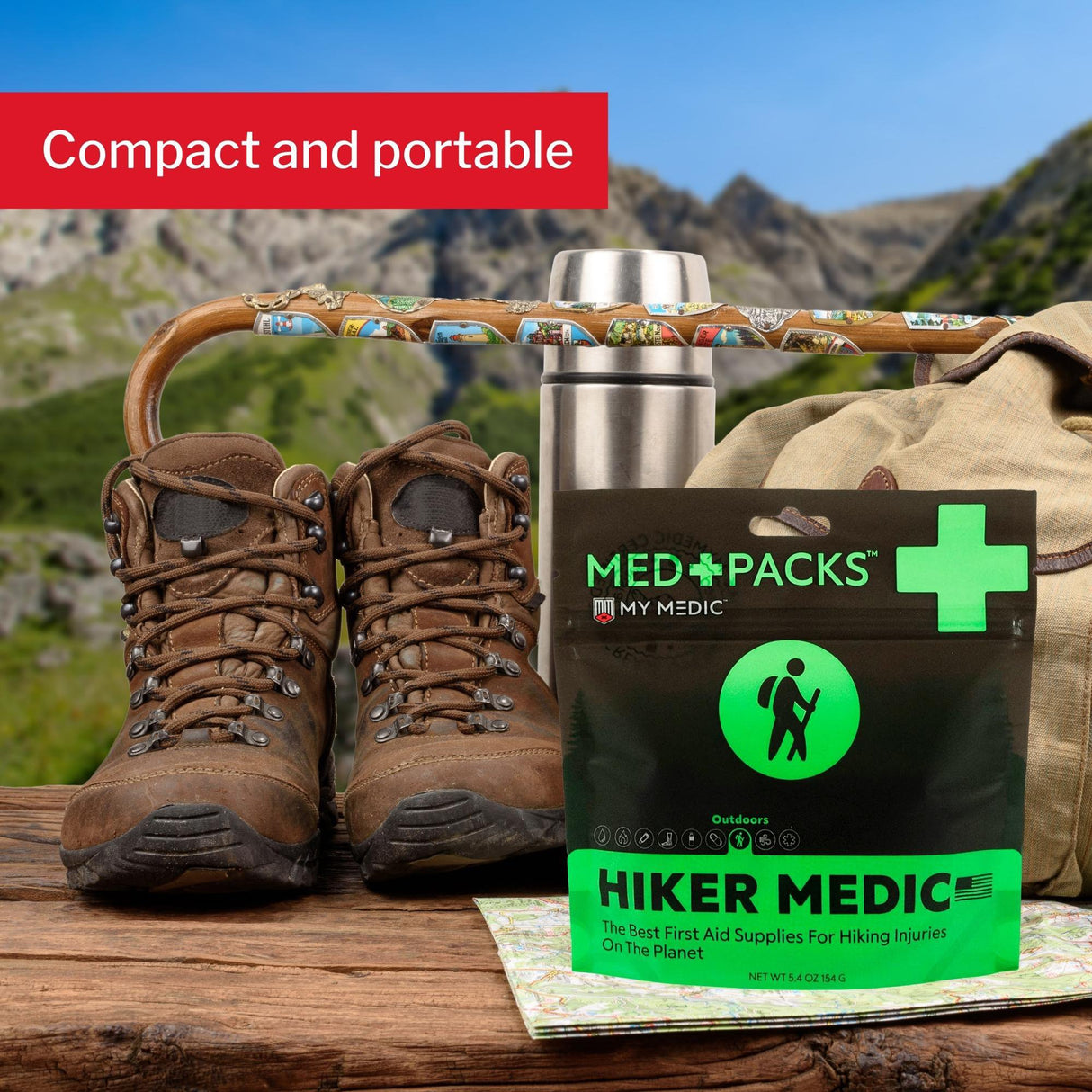 First Aid Kit My Medic MED PACKS Hiker Medic Plastic Pouch