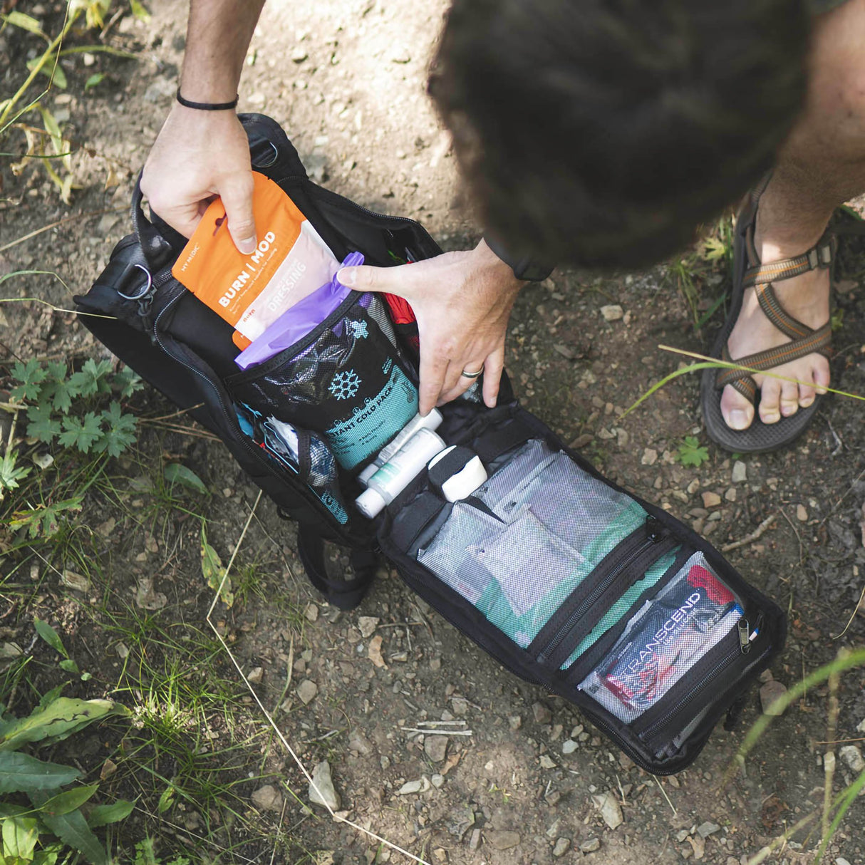 First Aid Kit My Medic The MEDIC Standard 10 Person Gray Standard Backpack