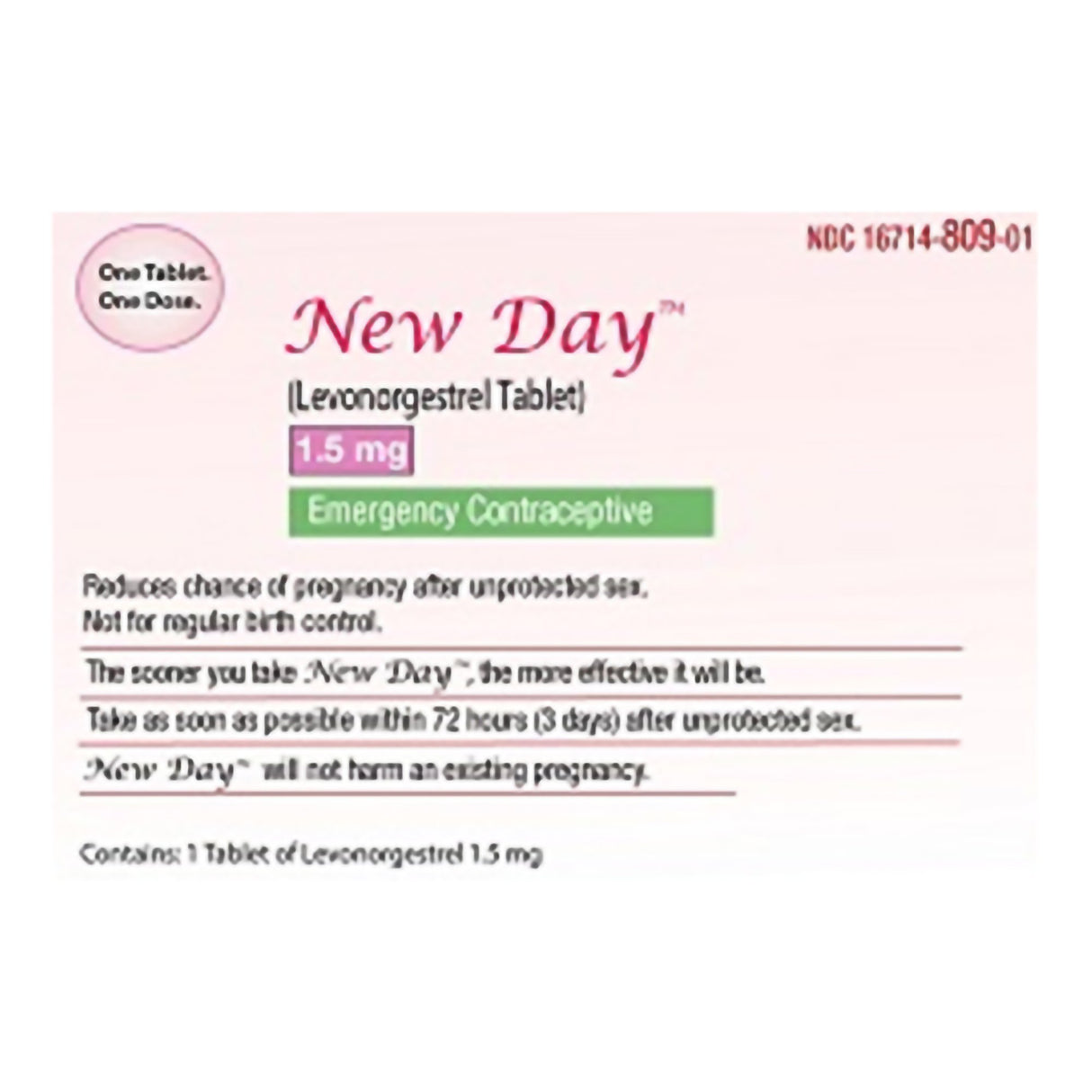 Birth Control Pill New Day