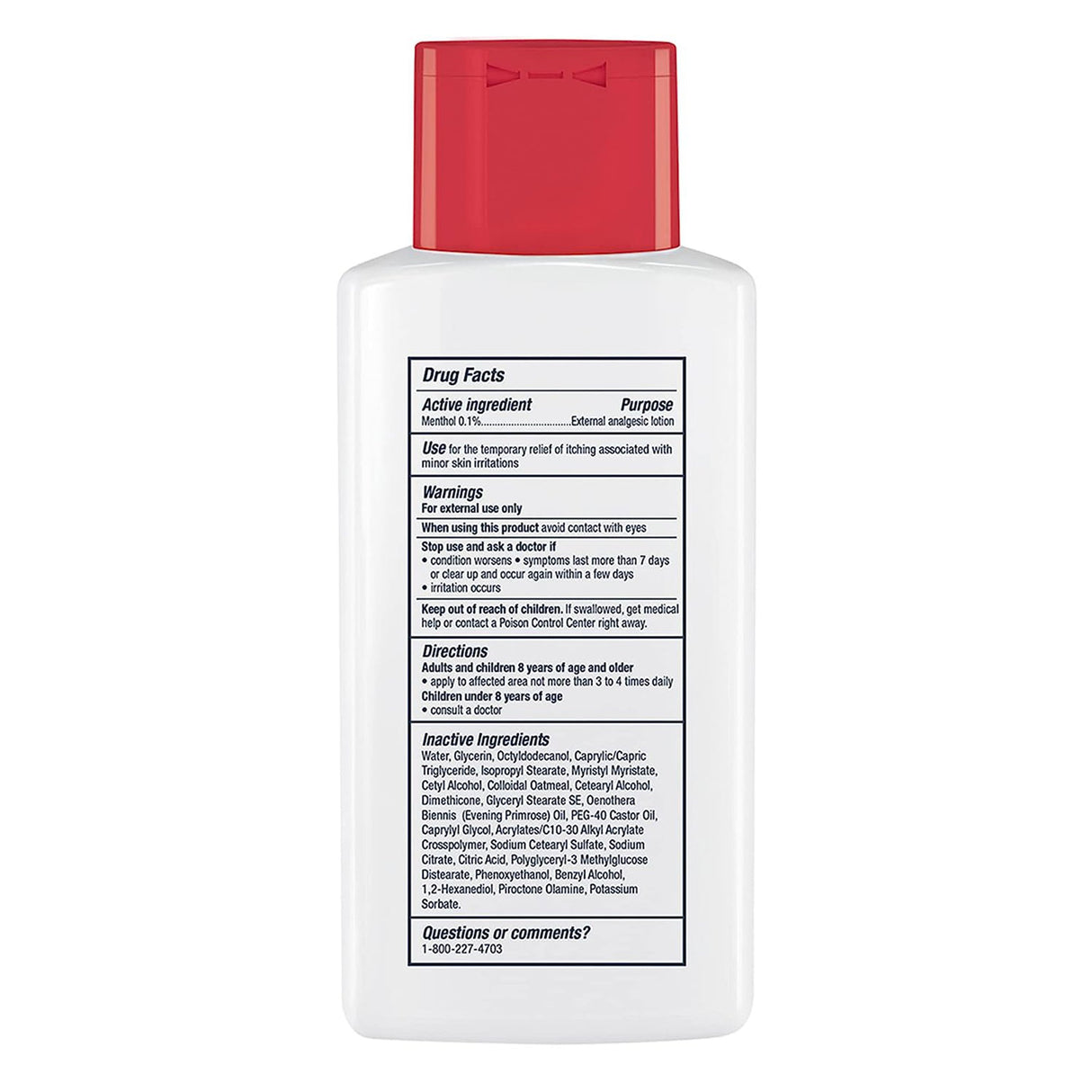 Hand and Body Moisturizer Eucerin Itch Relief Intensive Calming Lotion 8.4 oz. Bottle Unscented Lotion