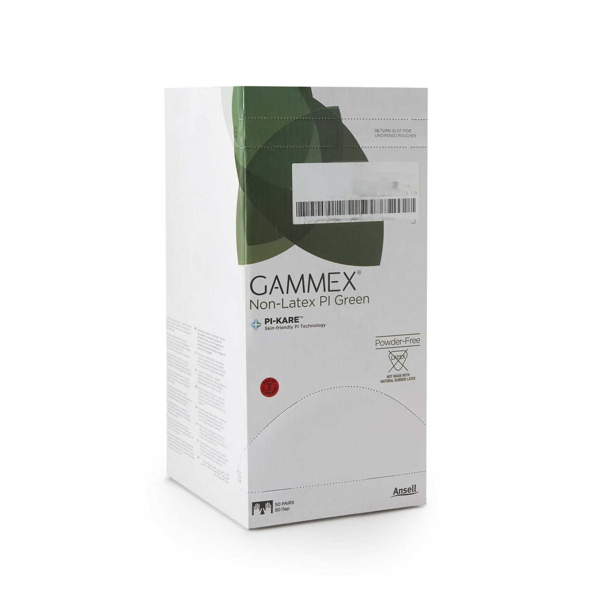 Surgical Glove GAMMEX Non-Latex PI Green Size 8.5 Sterile Polyisoprene Standard Cuff Length Micro-Textured Light Green Chemo Tested