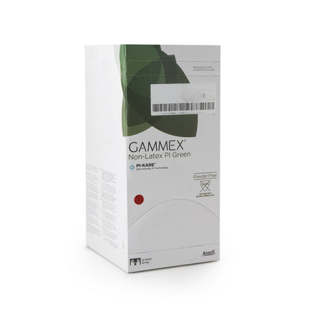 Surgical Glove GAMMEX Non-Latex PI Green Size 8.5 Sterile Polyisoprene Standard Cuff Length Micro-Textured Light Green Chemo Tested