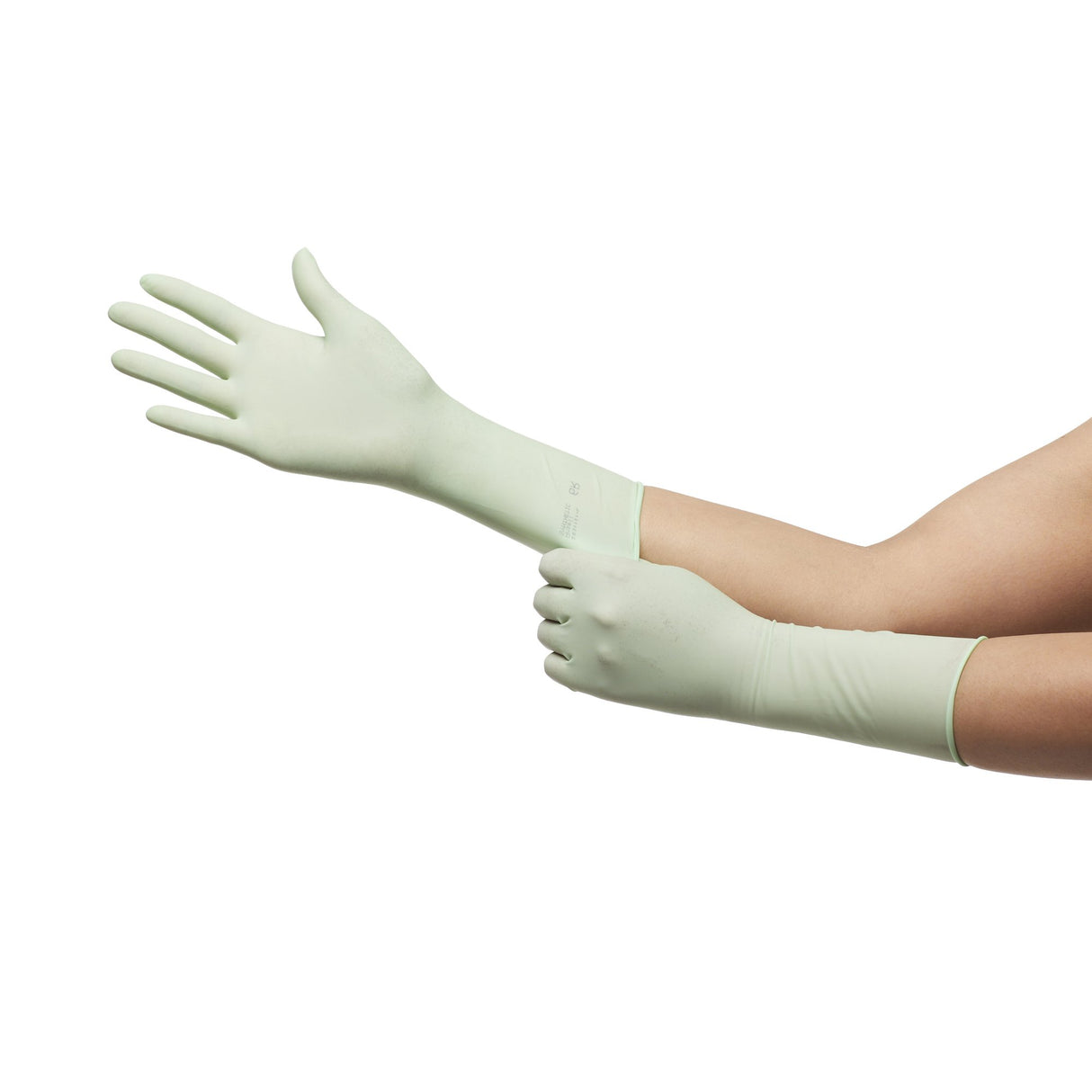 Surgical Glove McKesson Perry Performance Plus Size 5.5 Sterile Polyisoprene Standard Cuff Length Smooth Green Chemo Tested