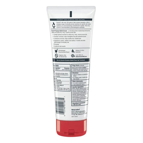 Eczema Cream Eucerin Eczema Relief 8 oz. Tube Unscented Cream