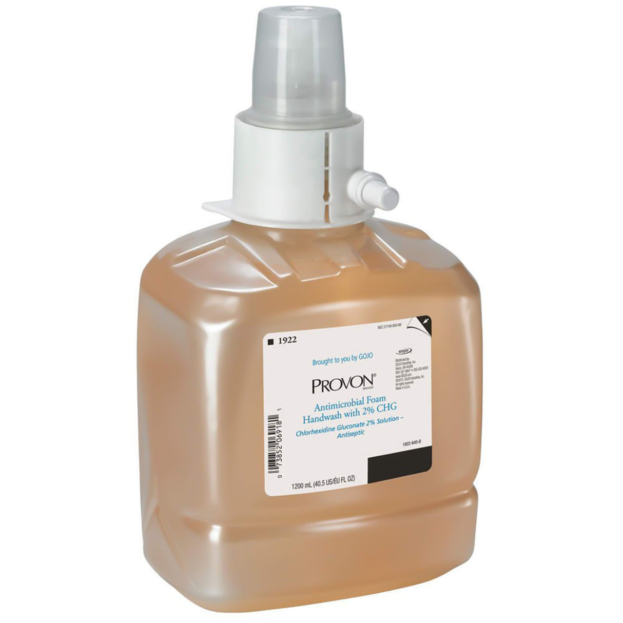 Antimicrobial Soap PROVON Foaming 1,200 mL Dispenser Refill Bottle Unscented