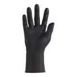 Exam Glove CareStock Small NonSterile Nitrile Standard Cuff Length Fully Textured Black Not Rated