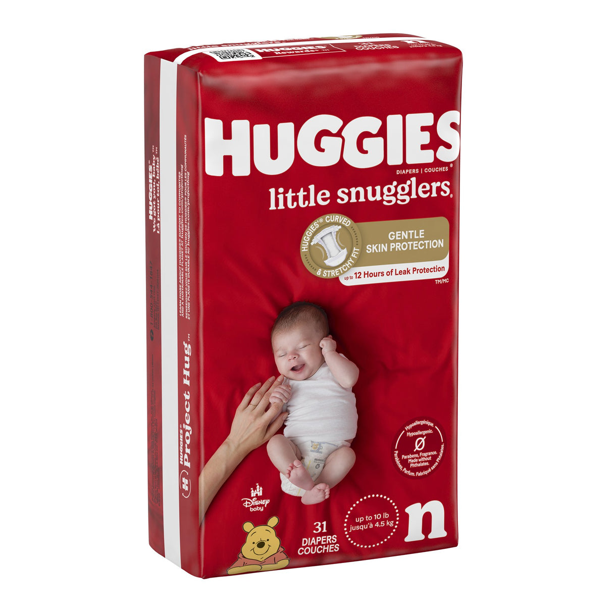 Unisex Baby Diaper Huggies Little Snugglers Newborn Disposable Heavy Absorbency