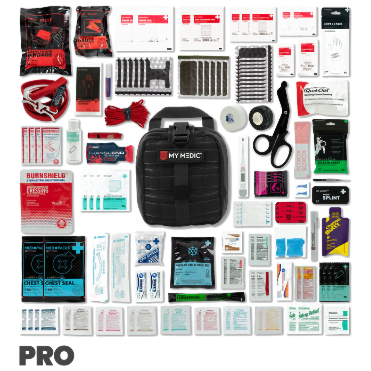 First Aid Kit My Medic MYFAK Pro Black Nylon Bag
