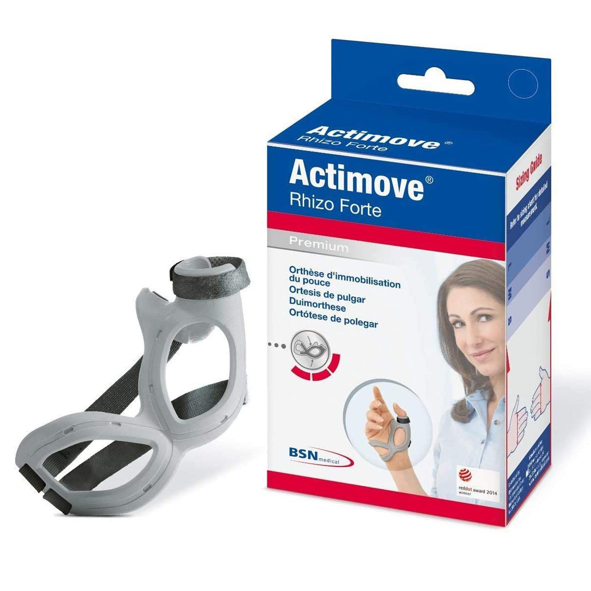 Thumb Support Actimove Rhizo Forte Small Gray