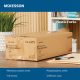 Fork McKesson Medium Weight White Polypropylene