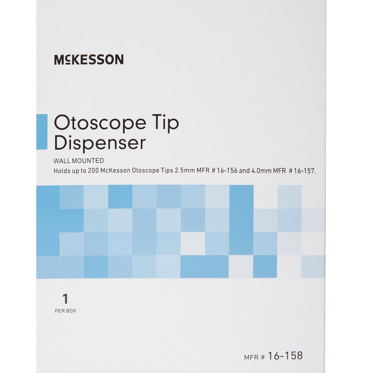 Specula Dispenser McKesson White Plastic Wall Mount