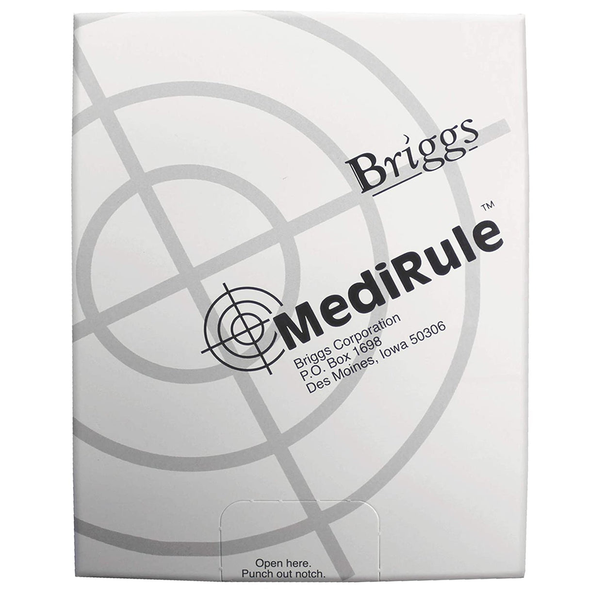 Wound Measuring Device Briggs MediRule 4-1/2 X 6 Inch Plastic