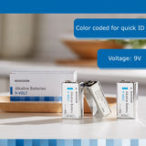 Alkaline Battery McKesson 9V Cell 9V Disposable 10 Pack