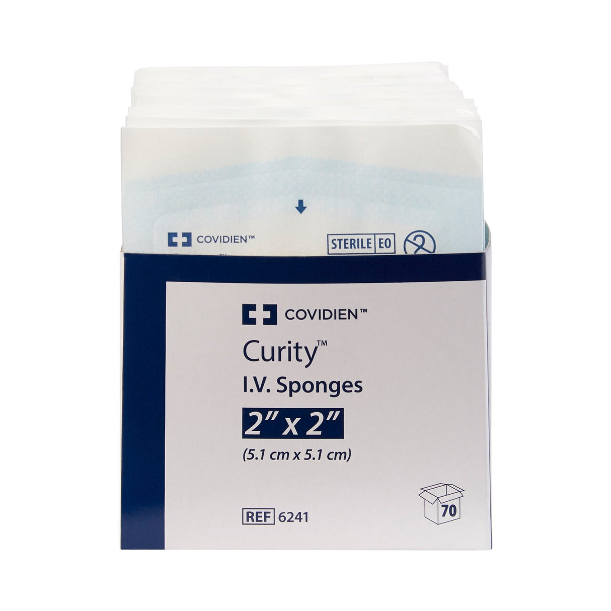 I.V. Sponge Curity 2 X 2 Inch 6-Ply Sterile 2 per Pack
