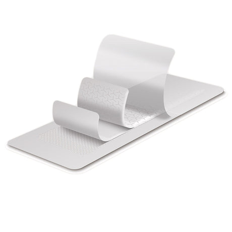 Foam Dressing Mepilex Border Post-Op 4 X 10 Inch With Border Film Backing Silicone Adhesive Rectangle Sterile