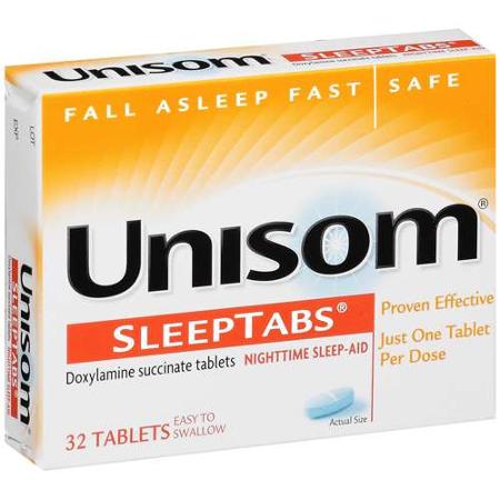 Sleep Aid Unisom 32 per Bottle Tablet 25 mg Strength