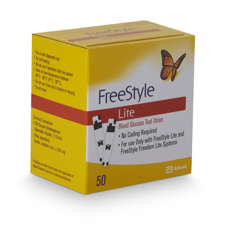 Blood Glucose Test Strips FreeStyle Lite 50 Strips per Pack