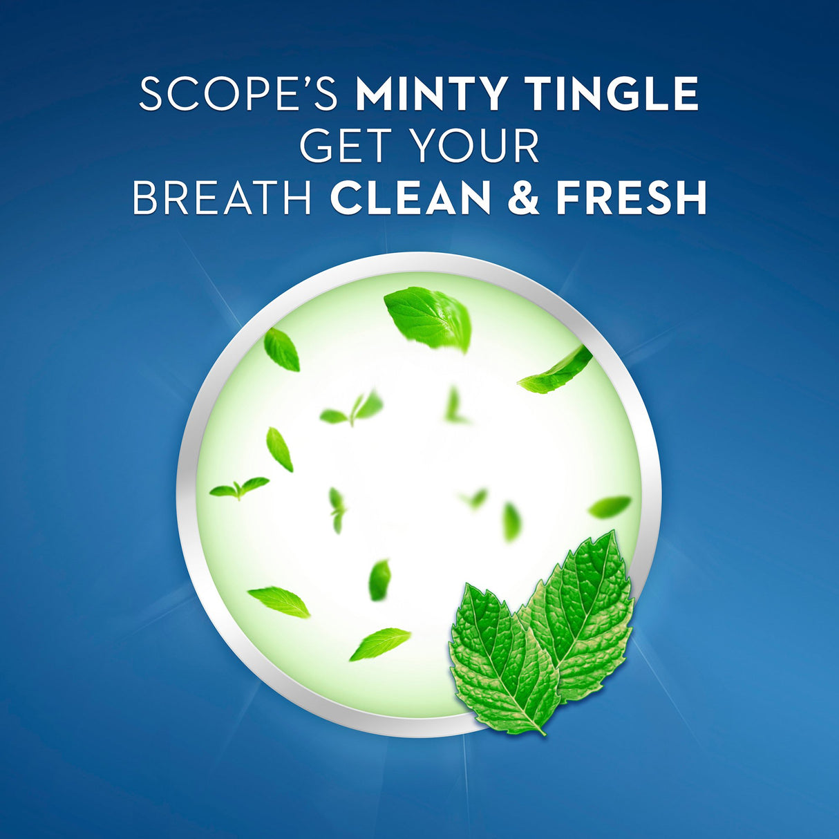 Mouthwash Crest Scope Classic 1.2 oz. Original Mint Flavor