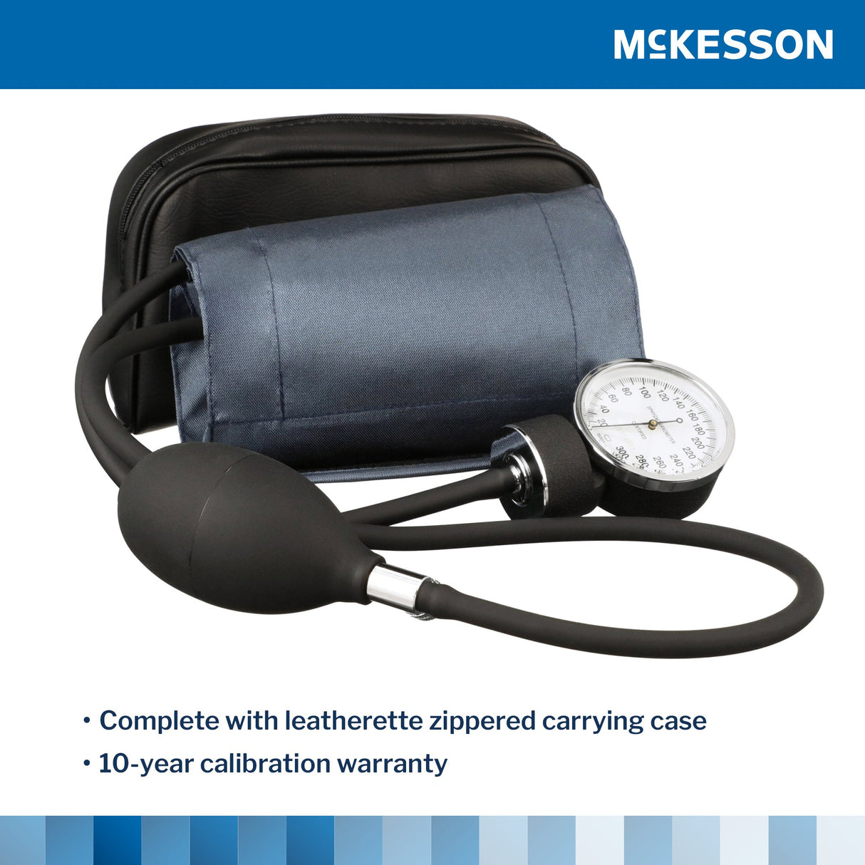 Aneroid Sphygmomanometer Unit McKesson Brand Small Adult Cuff Nylon Cuff 19 - 27 cm Pocket Aneroid