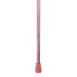 Folding Cane Switch Sticks Aluminum 32 to 37 Inch Height Rose Gold