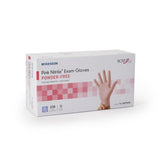 Exam Glove McKesson Pink Nitrile X-Large NonSterile Nitrile Standard Cuff Length Textured Fingertips Pink Not Rated