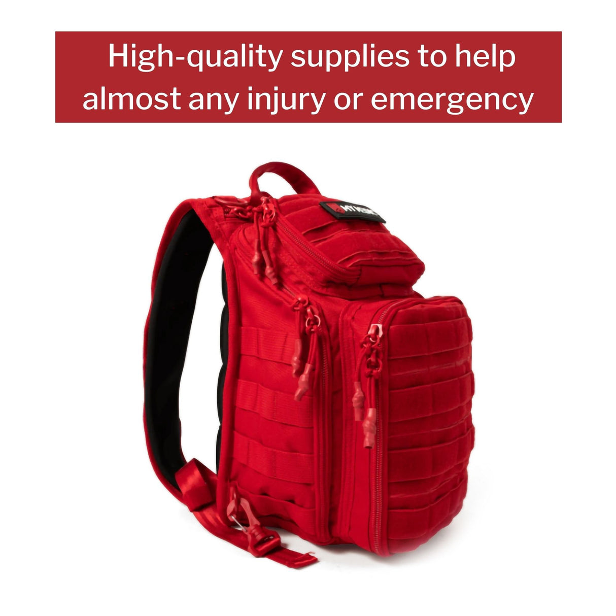First Aid Kit My Medic RECON Standard Red Nylon Backpack