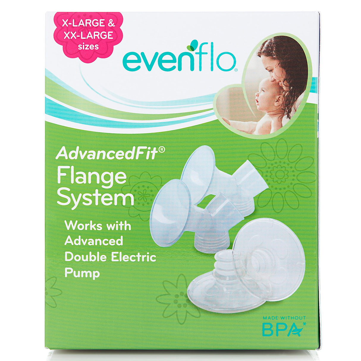 Flange System Evenflo AdvancedFit For Evenflo Advanced Double Electric Breast Pump