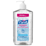 Hand Sanitizer Purell Advanced 20 oz. Ethyl Alcohol Gel Pump Bottle