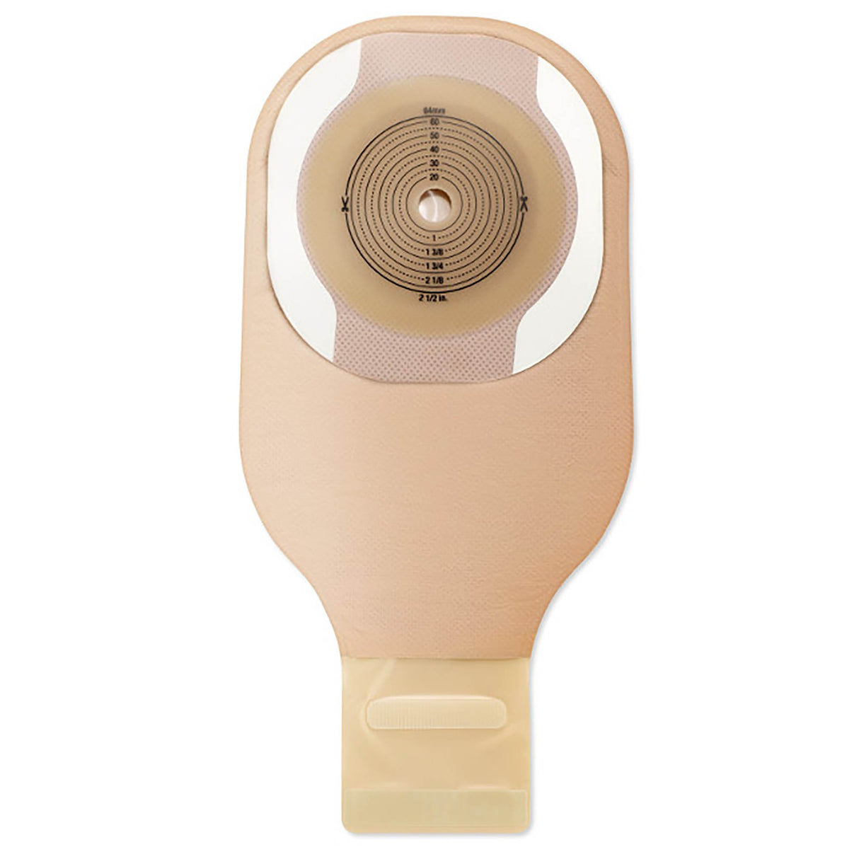 Ostomy Pouch Premier One-Piece System 12 Inch Length Flat, Trim to Fit 2-1/2 Inch Stoma Drainable